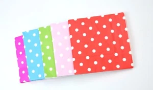 33CM Paper Polka Dot Napkin Event Catering Birthday Wedding Party 20-80PCS Fast - Picture 1 of 8