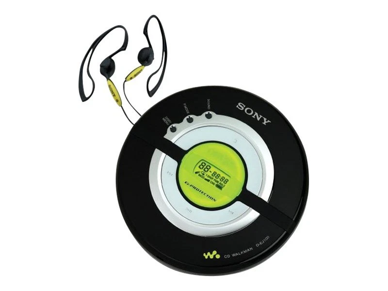 Sony Psyc D-ej100 Walkman Portable CD Player Black Fast