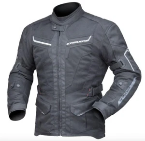 6XL Mens DRIRIDER APEX 5 AIRFLOW SUMMER Motorbike JACKET Sports Touring Black - Picture 1 of 3