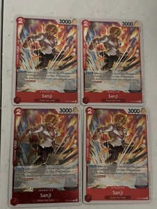 4x ST21-003 Sanji R Playset Holo One Piece TCG EX Starter Deck English Gear 5 - Picture 1 of 1