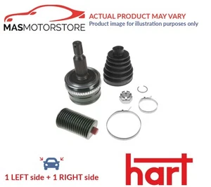 DRIVESHAFT CV JOINT KIT PAIR FRONT HART 462 081 2PCS H NEW OE REPLACEMENT - Picture 1 of 4