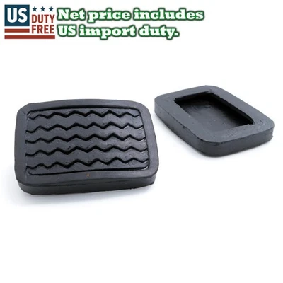 FIT NISSAN DATSUN 520 521 620 720 610 PICKUP UTILITY PEDAL PADS 2 PIECES 1960-89 - Изображение 1 из 4