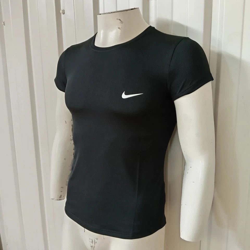 Nike Dri-Fit Mens T-Shirts Small (S) Fitness Gym Football Black Shirt Lot — 第 1/4 张图片