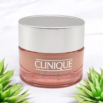 Clinique All About Eyes Reduces Circles & Puffs 0.5oz/15ml Eye Cream New Unboxed - Image 1 of 4