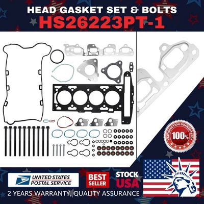 Juego de juntas de culata 2,2 L DOHC aptas para Chevrolet HHR Malibu Pontiac Sunfire 2002-2006 Foto 1 de 4