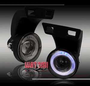 FOR 94-01 RAM HALO PROJECTOR BUMPER SMOKE LENS FOG LIGHT SET 95 96 97 98 99 00 - Picture 1 of 1