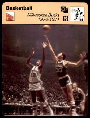 Sportscaster 1977 #22-08 Milwaukee Bucks 1970-71 - baloncesto en muy buen estado/excelente Foto 1 de 2