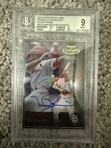 1998 Topps Gold Label - Class 1 Mark McGwire #15 Autographed On Card 3/25 SSP - Picture 1 of 3