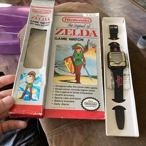 Nintendo Legend Of Zelda Vintage 1989 Nelsonic Watch Schwarzes Band OVP - Bild 1 von 21