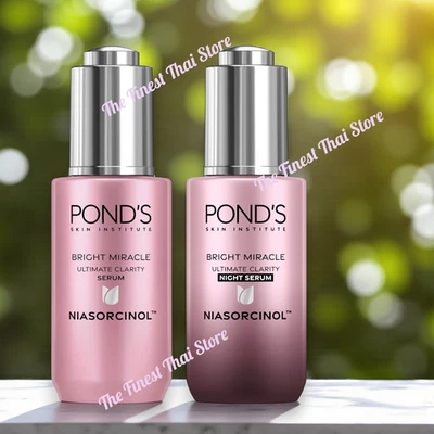 POND'S Bright Miracle Ultimate Clarity Serum: conjunto de suero de día y suero de noche Foto 1 de 4