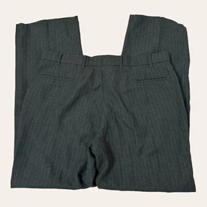 Business Class Levi’s Action Suit Pants Gray Pinstripe VTG Size 38X32 - Picture 1 of 11