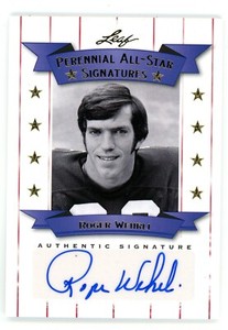 Roger Wehrli 2012 Leaf Legends Of Sport Perennial All-Stars Auto Gold #2/5 HOF