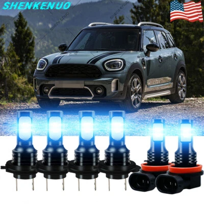 Комплект светодиодных противотуманных фар для Mini Cooper 2003 2004 2005 2006 2007 годов выпуска 8000K - Изображение 1 из 4