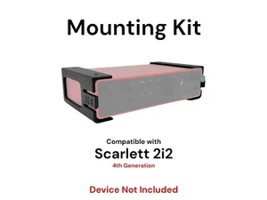Under Desk Mounting Kit for Focusrite Scarlett 2i2 Gen 4 USB Audio Interface - Picture 1 of 11