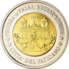 [#367447] Vatikan, Medaille, 2 E, Essai-Trial Benoit Xvi, 2011, Unz, Bi-Metallic