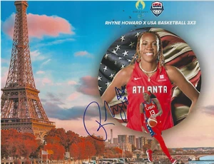 RHYNE HOWARD Signed 8.5 x 11 Photo WNBA Basketball ATLANTA DREAM Free Shipping - Picture 1 of 1