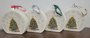 BRAND NEW - Temp-tations Set of 4 David's Recipe Ornaments - Trees Decoration - Picture 1 of 7