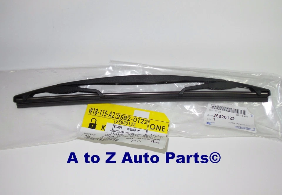 2007-2014 Chevrolet Tahoe, Suburban, GMC Yukon, Escalade Rear WIPER BLADE, OE GM - Image 1 of 1