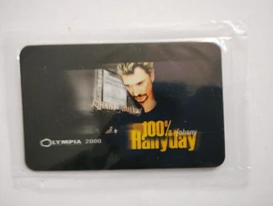 ••●✿ telecarte neuve JOHNNY HALLYDAY : OLYMPIA 2000 (code à gratter sous blister - Picture 1 of 2