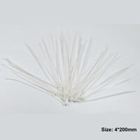 50pcsSelf-Locking Cable Ties 4mm ×150mm  Nylon Plastic Wire Zip Tie Cord Strap 