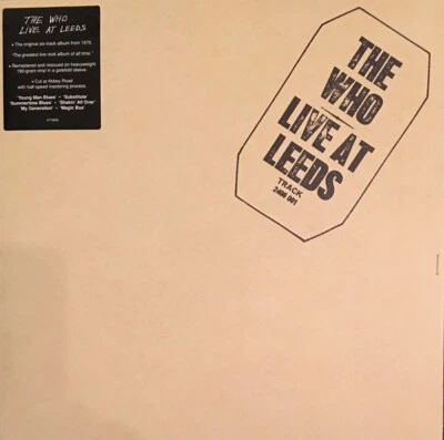 The WHO-Live At Leeds (Remastered, Half-Speed Master, 180 gr.)-Vinyl LP-Brand... - Image 1 of 2