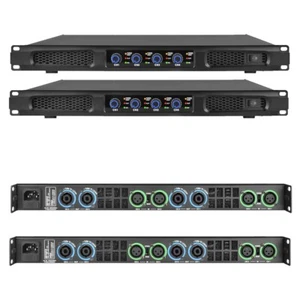 Amplificador de potencia digital CA6400 4 canales 5200 vatios clase-D 650Wx4 DJ Stage AMP - Imagen 1 de 6