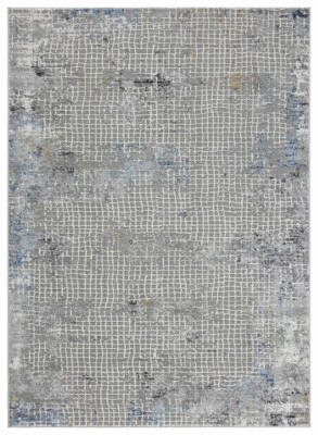 United Weavers Blue Contemporary Faded Dotted Area Rug Geometric 4540 20660 - Image 1 of 4