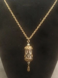 Signed Emmons Magic Lantern Necklace Pendant & Chain - Picture 1 of 6