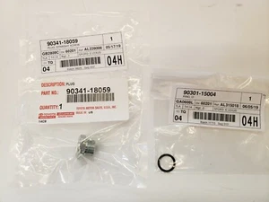 LEXUS OEM FACTORY TRANSMISSION OIL FILL PLUG AND GASKET 2006-2013 IS250 / IS350 - Picture 1 of 2