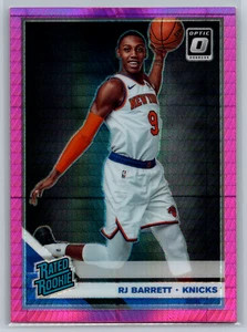 RJ Barrett 2019-20 Panini Donruss Optic Pink Hyper Rated Rookie #178 NY Knicks - Picture 1 of 2