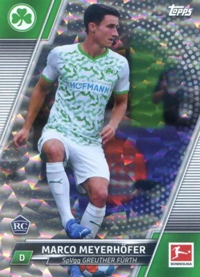 2021-22 TOPPS BUNDESLIGA  SPECKLE PARALLEL ROOKIE RC MARCO MEYERHOFER NO. 85 - Image 1 of 2