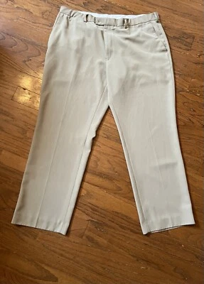Alan Flusser MENS BEIGE GOLF PANTS 42x32 - Image 1 of 4
