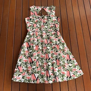 Vestido Revival Talla 16 Ajuste y Acampanado Flamenco Rockabilly Cóctel - Imagen 1 de 8