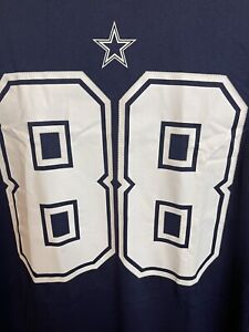 Nike Dri Fit Dallas Cowboys Dez Bryant #88 T-Shirt Adult Medium Navy Blue NWT