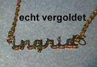 Classy Necklace Ingrid Chain Real Gold Plated Name Necklace New