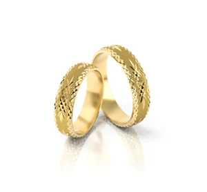 Stelmach 19 Trauringe Gold 333–750 | 5 mm | ohne Steine | Gravur inkl. - Bild 1 von 1
