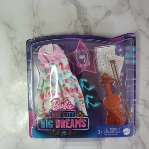  Barbie Big City Big Dreams Puppenkleidung Violine und Ballerina Fashion Packs - Bild 1 von 5