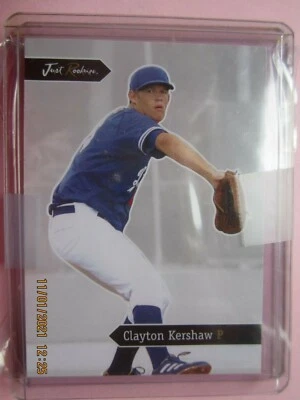 CLAYTON KERSHAW 2006 JUST ROOKIES Just Miners #JR-23 RC ROOKIE Card - Image 1 of 2