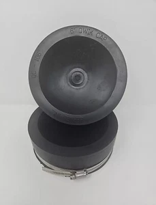Fernco QC-106 6 Zoll Qwik Rohrkappe, Schwerlast Gummi 2er Pack. US Verkäufer - Bild 1 von 5