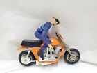 Vintage 1970\'s Motorcycle KENNER TTP TURBO TOWER POWER Turb-o Duster Orange 
