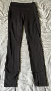 Lululemon In Movement 7/8 Tight Black Everlux 25" High Rise Size 4 Very Nice ๐ - Picture 1 of 10