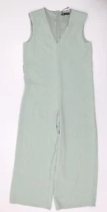 Zara Womens Green Polyester Jumpsuit One-Piece Size S L26 in Zip - Picture 1 of 10