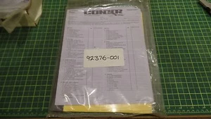 CONDOR T40 / 46J - 01 OPERATORS MANUAL 92376-001, 92376001, MR2184B, N.O.S - Picture 1 of 6