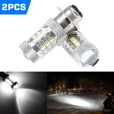 2 piezas Para Yamaha YFZ450R Rhino 700 Raptor YFM660 H6 LED Faros Bombilla Lámpara Blanca Foto 1 de 4