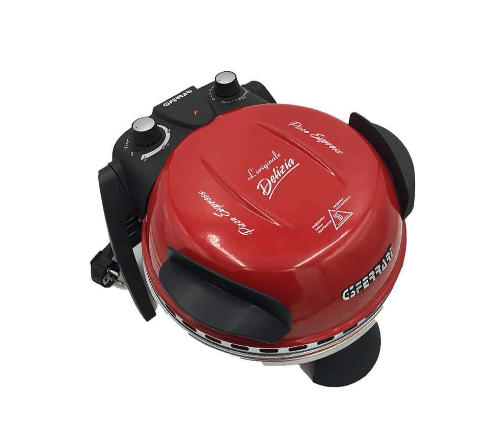 G3 Ferrari Delizia 1200W Pizzamaker - Rot/Schwarz