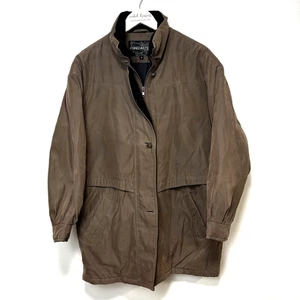 Forecaster Boston Brown Canvas Barn Coat Vintage Chore Jacket Utility Workwear S - Picture 1 of 9