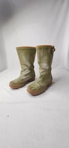 KEEN Dry Leather Boots Women us 6 Tan Waterproof Suede Waxed Willamette Midcalf - Picture 1 of 9