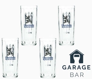 Set Of 4 Lowenbrau Beer Glasses Tankard Pint 50cl Brand New - Picture 1 of 2