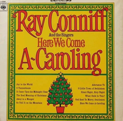 Ray Conniff-Here We Come A Caroling Vinyl LP Album.1965 CBS 62599.Silent Night+ - Image 1 of 4