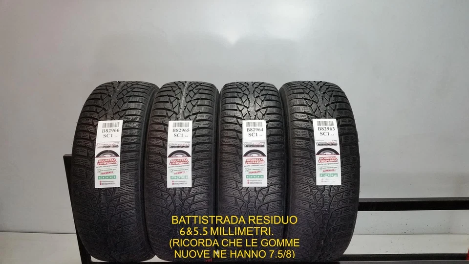 GOMME USATE  TERMICHE 205/60R16 92H NOKIAN WR D4 PNEUMATICI B82966 - Bild 1 von 1